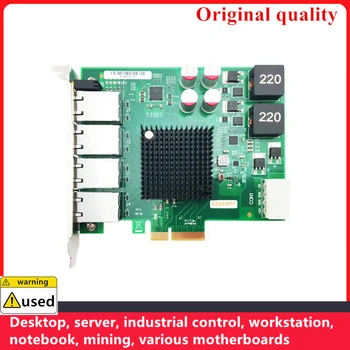 Для сетевого адаптера POE I350T4POE 1000M NIC Quad Port RJ45 Power Over Ethernet PCIe 2,0x4