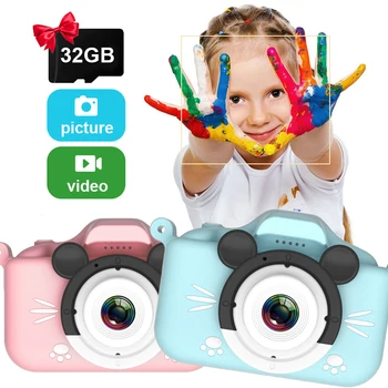 Seckton Upgrade Детская селфи-камера, Рождественские подарки на день рождения для мальчиков 3-9 лет, цифровые видеокамеры высокой четкости для малышей