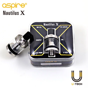 Испаритель для электронных Сигарет Aspire Nautilus X 510 С Резьбой Емкостью 2 мл, Вейп-Распылитель MTL, Бак Для Использования Сменных Катушек 1,5 1,8 Ом