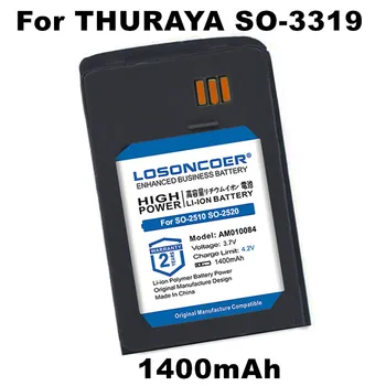 LOSONCOER 1400 мАч Новейшая Производственная Батарея Для спутникового телефона THURAYA SO-2510 SO-3319 SO-2520 AM010084 + Быстрое прибытие