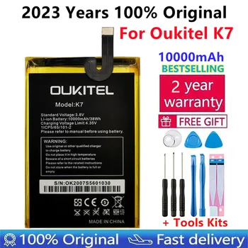 2023 Года 100% Оригинальная Замена Батареи 10000 мАч Высокого Качества Для Oukitel K7 Power Smart Phone Batteries + Инструменты