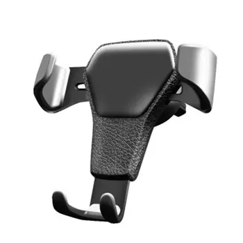 Гравитационный автомобильный держатель для телефона с креплением на вентиляционное отверстие Подставка для мобильного телефона Поддержка GPS смартфона для iPhone 13 12 Xiaomi Samsung