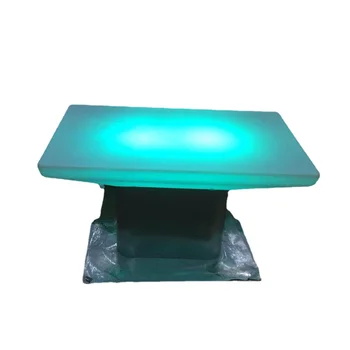 ресторанный светящийся чайный столик светодиодная мебель беспроводной 86*54*46 см блок женский ночной клуб RGB цветной KTV вечерние светодиодный барный стол