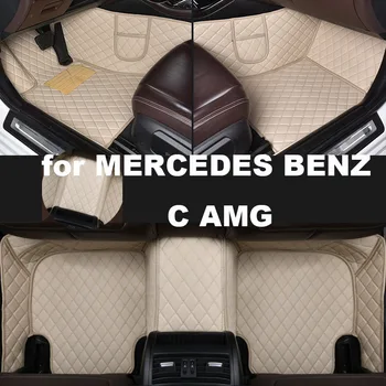Автомобильные коврики Autohome Для MERCEDES BENZ C AMG 2008-2019 годов Выпуска, обновленная версия, Аксессуары для ног, Ковры