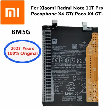 2023 100% Оригинальный Аккумулятор Xiao Mi BM5G Для телефона Xiaomi Redmi Note 11T Pro/Pocophone X4 GT/Poco X4 GT 5080mAh Phone Bateria