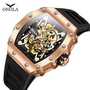 Мужские часы класса Люкс от ведущего бренда ONOLA, Многофункциональные спортивные Водонепроницаемые Светящиеся Спортивные повседневные часы, мужские кварцевые наручные часы