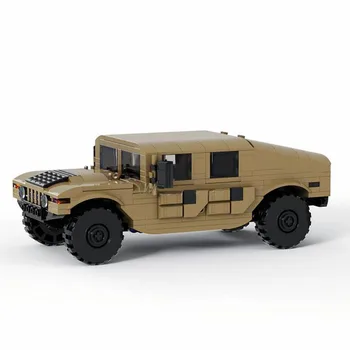 НОВЫЙ 504ШТ WW2 Военный MOC H1 Hummend модель военного автомобиля DIY творческие идеи высокотехнологичная детская игрушка в подарок Бронированный автомобиль блоки