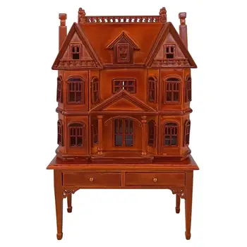 Миниатюрный кукольный домик в 12 масштабах, Настольный шкаф для подарков