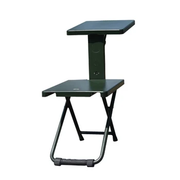 Складной стул для учебы, Письменный стол, Портативный Многофункциональный стул для пикника на рыбалке, армейский зеленый