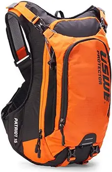 Гидратационный рюкзак Patriot 15L с защитой спины, Совместимый с водяным пузырем, Рюкзак без отскока для MTB, Dirt Bike, Enduro, M