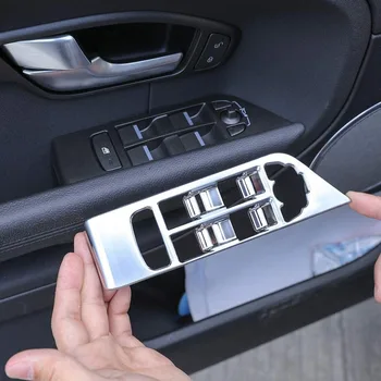 Кнопка Включения Стеклоподъемника автомобиля Декоративная отделка Крышки 4шт для Land Rover Range Rover Evoque 2011-2017