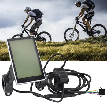 5-контактный E-Bike M5 ЖК-дисплей, Измеритель скорости электрического скутера с управлением, Электрический Велосипед, мотоцикл для велосипеда, Аксессуар для Ebike