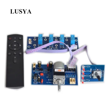Дистанционный регулятор громкости предусилителя Lusya, 4 способа переключения входного аудиосигнала + отключение звука Для обновления платы усилителя Hi-FI