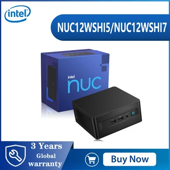 Мини-ПК Компьютер IntelNUC 12WSHi5/NUC12WSHi7 Дизайн Мини-компьютера Win11 Pro USB 3,2 WiFi 6 Thunderbolt 4