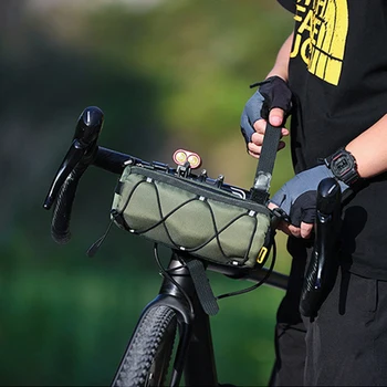 2023 Новая велосипедная сумка с ручкой большой емкости, Многофункциональная сумка для велосипеда на открытом воздухе, 2,4 л, Портативная ручка, Водонепроницаемая сумка для аксессуаров