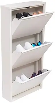 Шкаф для обуви с 3 и 4 ящиками, Органайзер для хранения обуви 3-4 уровня, (белый) (3 и 4 уровня) (4 уровня)