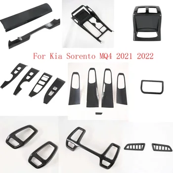 Аксессуары для интерьера Kia Sorento MQ4 2021 2022, крышка панели переключения передач, Центральная накладка для кондиционера, автомобильный стайлинг