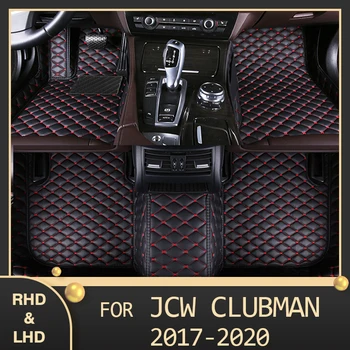 Автомобильные коврики MIDOON для MINI JCW CLUBMAN 2017 2018 2019 2020 Пользовательские автоматические Накладки для ног автомобильное ковровое покрытие