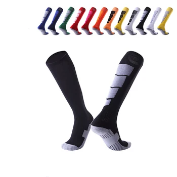 Футбольные Носки Voetbal с полотенцем до колена, Мужские И Женские Амортизирующие Нескользящие носки, Дышащие Спортивные носки для бега