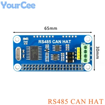 Модуль платы расширения RS485 CAN HAT для Raspberry Pi 4B/3B +/Zero W RS485 CAN UART Коммуникационная печатная плата