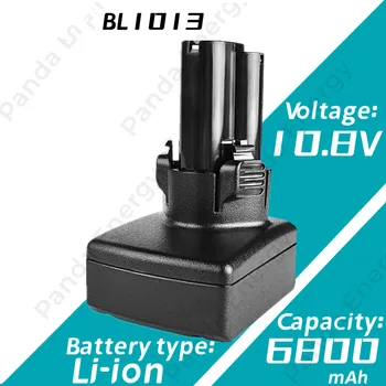 1-3 упаковки BL1013 10,8 В-12 В 6800 мАч литий-ионный аккумулятор для замены для Mak BL1013 BL1014 194550-6 194551-4 195332-9 DF030DW