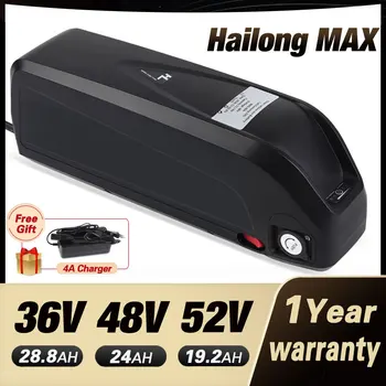 Оригинальный Аккумулятор 48V 48V 20AH 52V ebike Battery 36V Hailong Max 40A BMS 350W 500W 750W 1000W 1500W 21700 Cell BBS02 BBS03 BBSHD