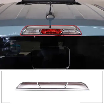 Для 2022 Ford Maverick ABS серебристый автомобильный стайлинг, рамка с высоким стоп-сигналом, наклейка, аксессуары для защиты экстерьера автомобиля