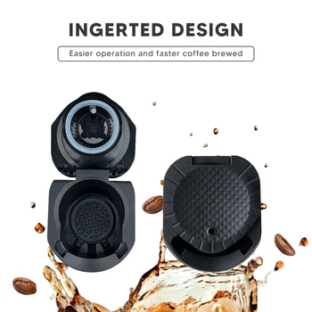 ICafilas Многоразовый капсульный адаптер для Dolce Gusto XS, многоразовый кофе Cafetera Espresso для кофемашины PICCOLO XS/.Genio