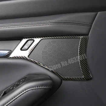 Нержавеющая сталь Для Mazda 3 Axela 2019 2020 Автомобильный внутренний дверной динамик аудио Рупор кольцо рамка Крышка Отделка LHD автомобильные Аксессуары 2 шт