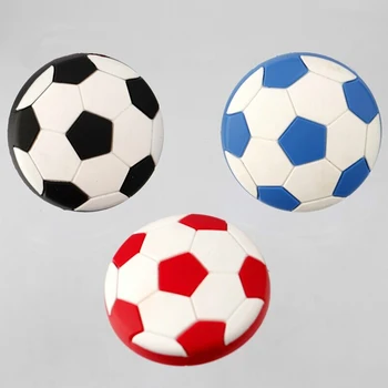 Цельнокроеные Мебельные Резиновые Дверные ручки шкафа для детской комнаты и выдвижной футбольный мяч для выдвижных ящиков (D: 1,57 дюйма, H: 0,90 дюйма)