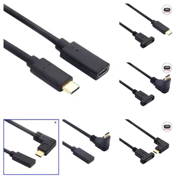 10 Гбит/с Gen2 Type-C USB 3.1 от мужчины к USB-C Женский Удлинитель Данных 100 Вт Зарядный кабель Удлинитель Шнура Для Macbook/Коммутатора/Телефона
