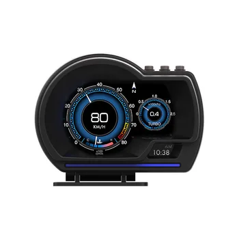 OBD GPS HUD Головной дисплей Скорость автомобиля, Температура воды, Скорость вращения, Температура масла, Расход топлива