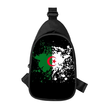Флаг Алжира, 3D Принт, Новая Мужская Нагрудная Сумка Через Плечо По Диагонали, Женская сумка через плечо, Школьная Поясная Сумка Для Мужа, Мужская Нагрудная сумка