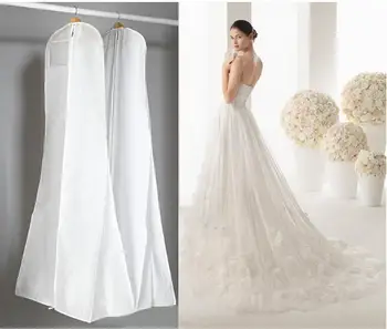 Высококачественный мешок для сбора пыли с длинным шлейфом длиной 180 см, вечернее платье, пылезащитный чехол, сумка для хранения свадебной одежды, новый