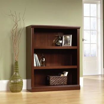Книжный шкаф Sauder Select с 3 полками, Отделка мебели из вишни Select, Классические Книжные шкафы в классическом стиле