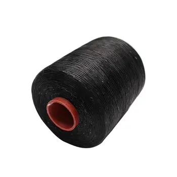 Черная плоская вощеная нить 680 м 210D 0,7 мм, шнур для шитья из полиэстеровой кожи, нитка для бисероплетения ручной работы DIY