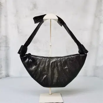 Нагрудная сумка с рисунком Круассана Lemaire, сумка Ode, Кожаный карман, сумка для Клецек, Сумки для женщин, Сумки через плечо для женщин