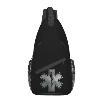 Крутая сумка-слинг Emt Star Of Life для Путешествий, Мужской Фельдшерский Медицинский Нагрудный Рюкзак через плечо, Наплечный рюкзак