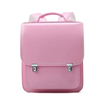 Новая школьная сумка в японском стиле для детей, ортопедический рюкзак, сумки для школьников, сумки для книг, детские сумки Randoseru из искусственной кожи