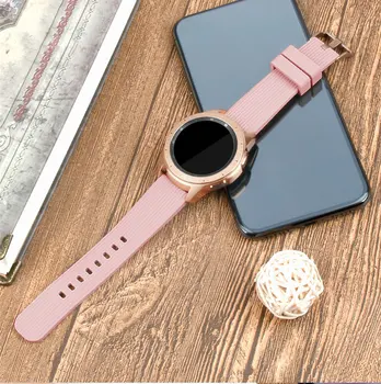 Спортивный силиконовый ремешок для Samsung Galaxy Watch 42 мм 46 мм, сменный резиновый браслет Samsung Gear S3 frontier, ремешок для часов 22 мм