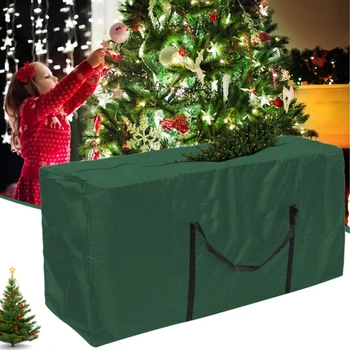 1 шт., сумка для хранения Рождественской елки большой емкости, Стеганое одеяло, Складские сумки для хранения одежды, Пылезащитный чехол Высокого качества