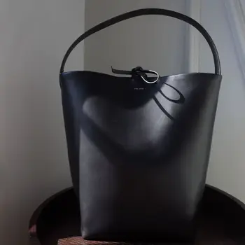 Модная повседневная классическая сумка-тоут для женщин, сумки на плечо, сумки-ведра для работы, учебы, покупок