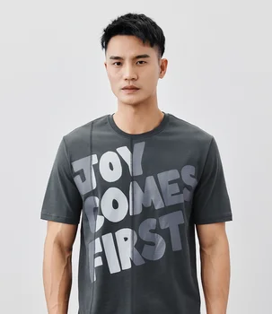 W4599- летняя новая мужская футболка с коротким рукавом и принтом