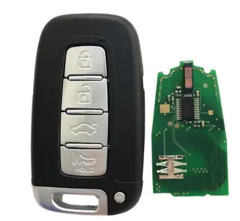 Умный дистанционный ключ 4 BTN брелок без ключа для Hyundai 433 МГц с чипом ID46