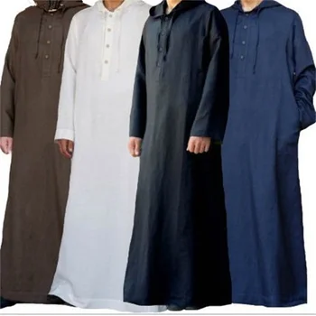 Негабаритная Дубайская Мусульманская Длинная Рубашка С капюшоном, Повседневный Однотонный халат, Свободная Мода, Универсальная Повседневная Новинка 2023, Горячая Распродажа