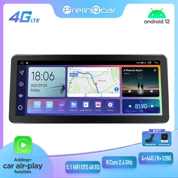 Prelingcar 12,3 “Для Nissan Teana 2020-2022 Android 12 Автомобильный Монитор 128 Г Carplay RDS GPS Встроенный 2din Радио DVD-плеер 5.1 Hi-Fi DST