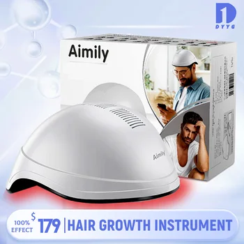 Лазерный шлем для роста волос, 144 шапочки от выпадения волос для мужчин, увеличивающие рост костей, Термочехол для лечения волос, Средства для роста лысых