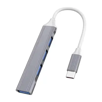 Расширитель USB-порта Multi USB 3.0 Port 4-Портовый USB-Удлинитель Для Ноутбука Флэш-накопитель Принтер Клавиатура Мышь Быстрая Передача данных