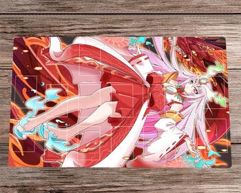 YuGiOh Playmat Kurikara Неподвижный Аватар TCG CCG Коврик Для Карточной Игры Аниме Коврик Для Мыши Резиновый Настольный Коврик и Бесплатная сумка 60x35 см