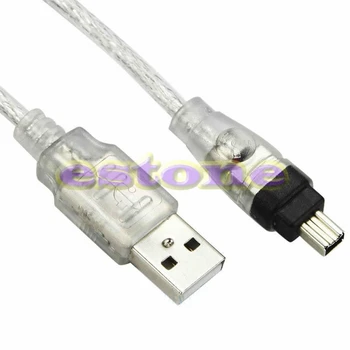5 футов НОВЫЙ кабель-адаптер USB для Firewire iEEE 1394 4 Pin iLink
